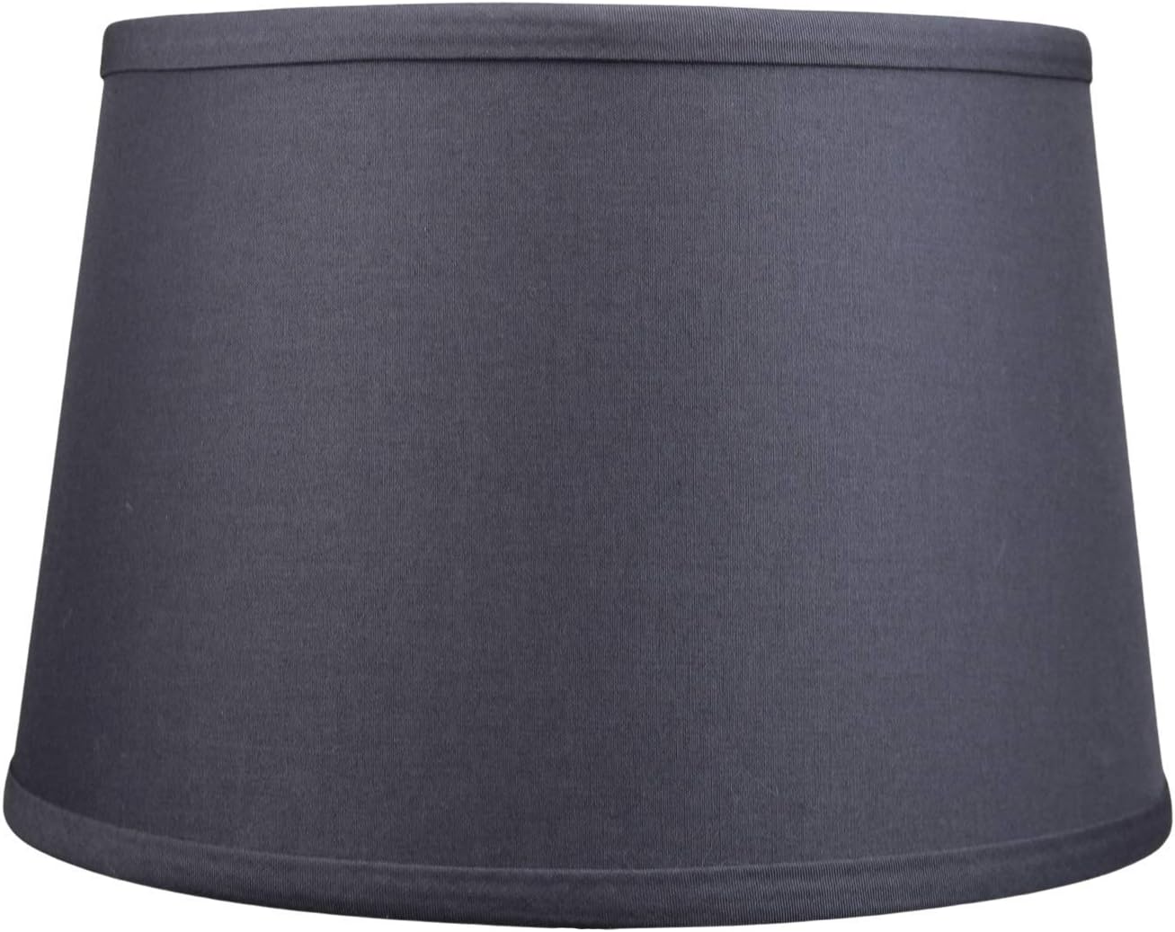 FenchelShades.com Set of 2 Lampshades 10' Top Diameter x 12' Bottom Diameter x 8' Slant Height with Washer (Spider) Attachment. Attaches to Lamps with an existing Harp (not included) (Linen Charcoal)