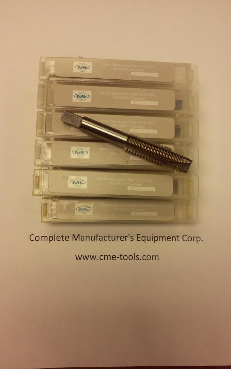 10 pcs - Spiral Point Taps 1/2' - 13 HSS Cobalt - 3 Flute - H3 - New