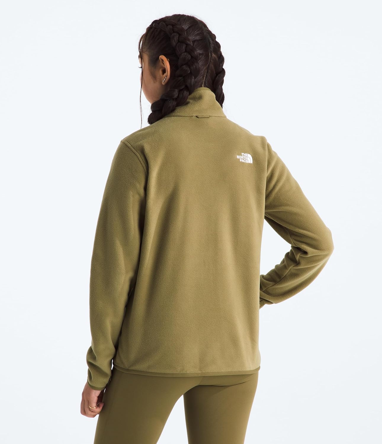 THE NORTH FACE Women's Glacier Fleece Jacket (Standard & Plus Size) | Zip Hand Pockets & Stretch on Collar, Cuffs & Hem