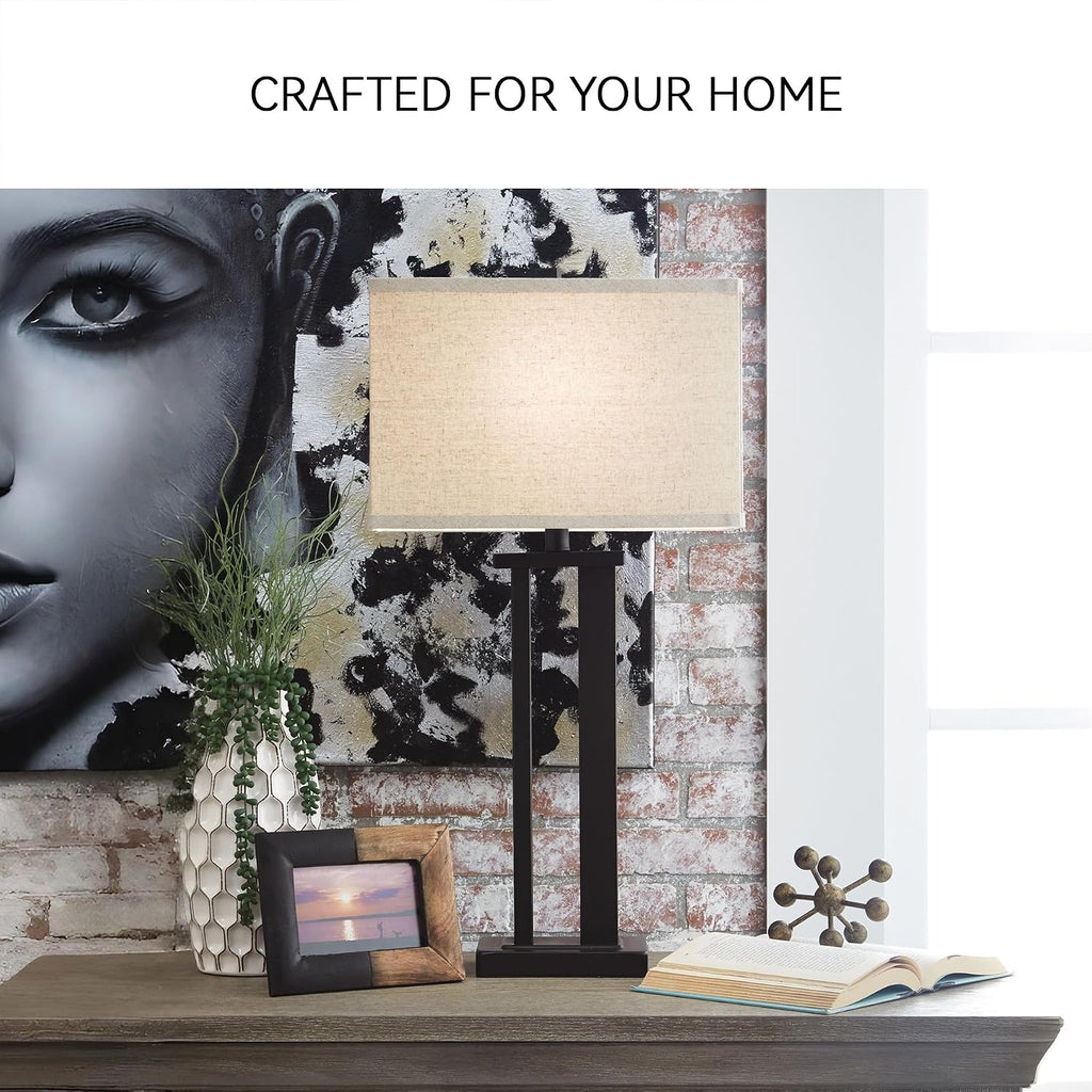 Signature Design by Ashley Aniela Contemporary 29' Table Lamp with Open Silhouette, 2 Count, Bronze