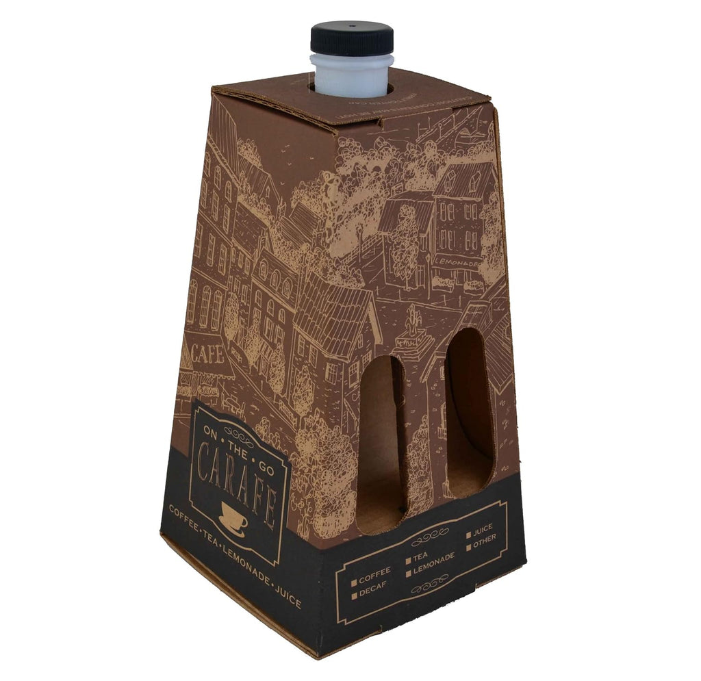 Southern Champion Tray 0196 Corrugated Beverage Catering Carafe, Holds up to 96 oz (Case of 16)