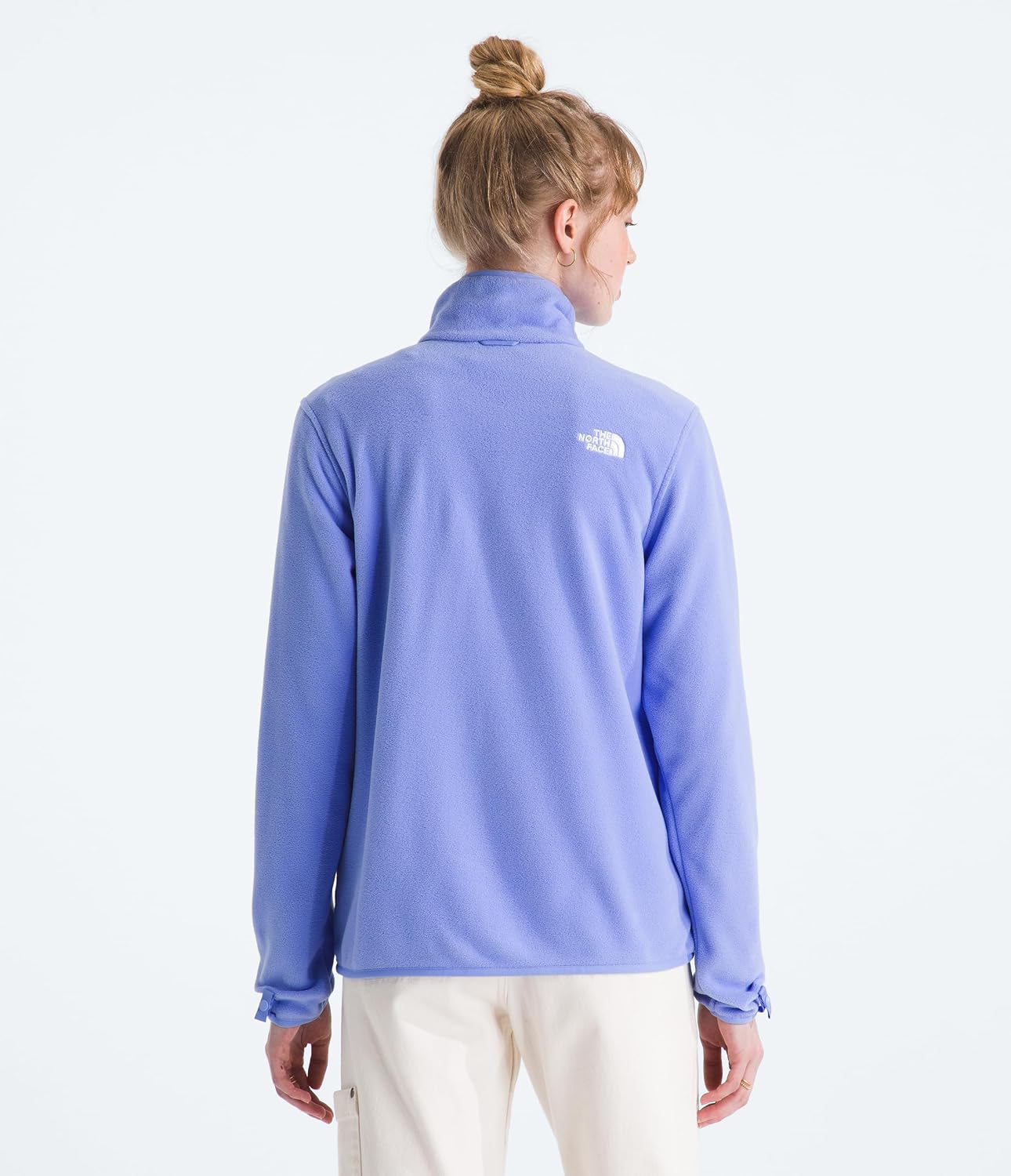 THE NORTH FACE Women's Glacier Fleece Jacket (Standard & Plus Size) | Zip Hand Pockets & Stretch on Collar, Cuffs & Hem