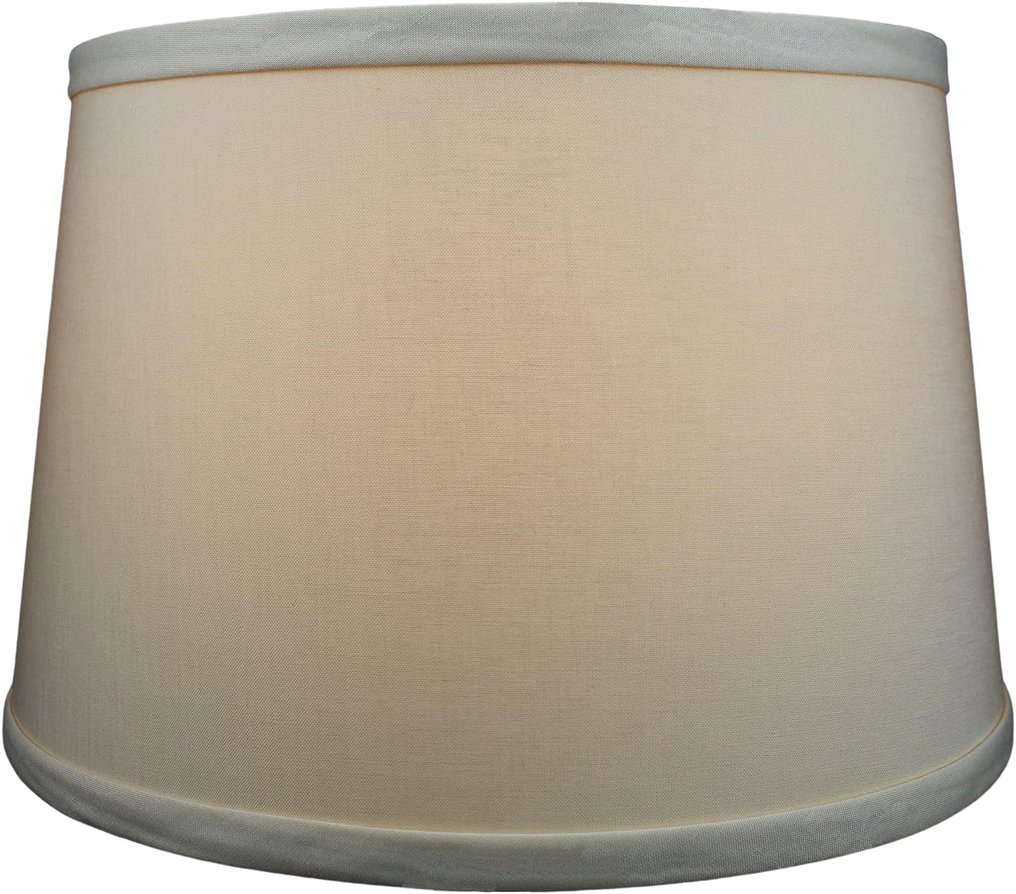 FenchelShades.com Set of 2 Lampshades 10' Top Diameter x 12' Bottom Diameter x 8' Slant Height with Washer (Spider) Attachment. Attaches to Lamps with an existing Harp (not included) (Linen Champagne)