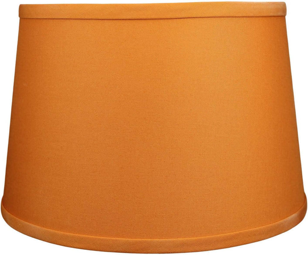 FenchelShades.com Set of 2 Lampshades 10' Top Diameter x 12' Bottom Diameter x 8' Slant Height with Washer (Spider) Attachment. Attaches to Lamps with an existing Harp (not included) (Linen Cedar)