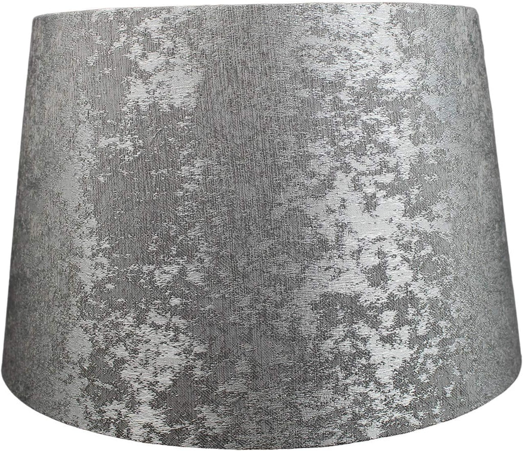 FenchelShades.com Set of 2 Lampshades 10' Top Diameter x 12' Bottom Diameter x 8' Slant Height with Washer (Spider) Attachment. Attaches to Lamps with an existing Harp (not included) (Sterling)