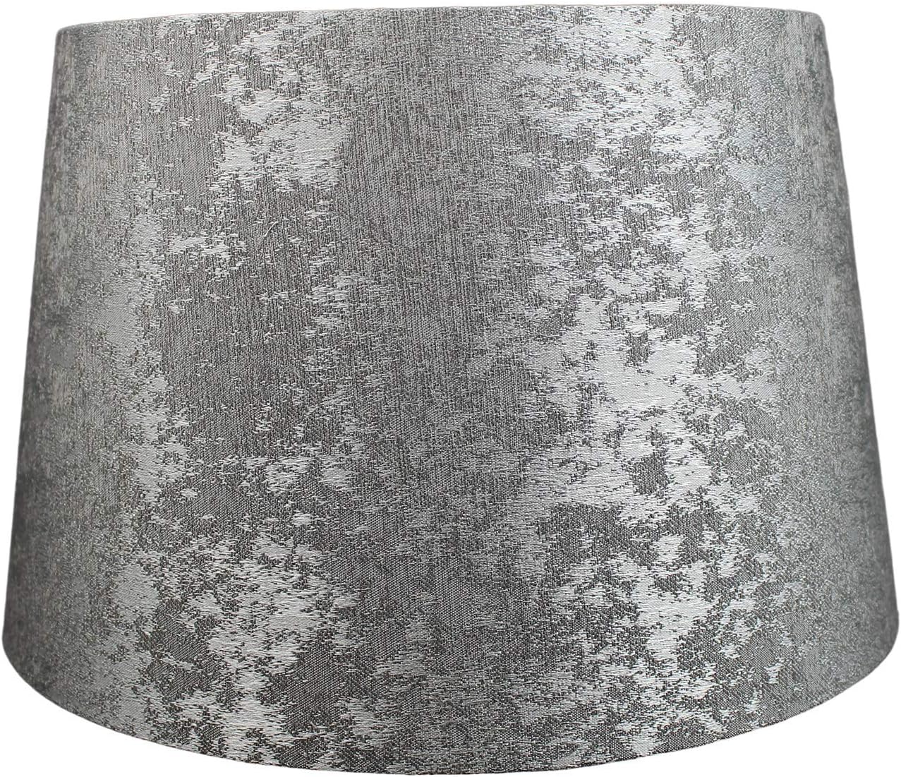 FenchelShades.com Set of 2 Lampshades 10' Top Diameter x 12' Bottom Diameter x 8' Slant Height with Washer (Spider) Attachment. Attaches to Lamps with an existing Harp (not included) (Sterling)