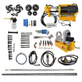 Line Boring and Welding Machine, 110V Line Boring Machine 55-260mm Hole Drilling Repair Bores with Control Handle, 150cm Bar, European Connector for Excavators, Loaders, Cranes No MIG Welder