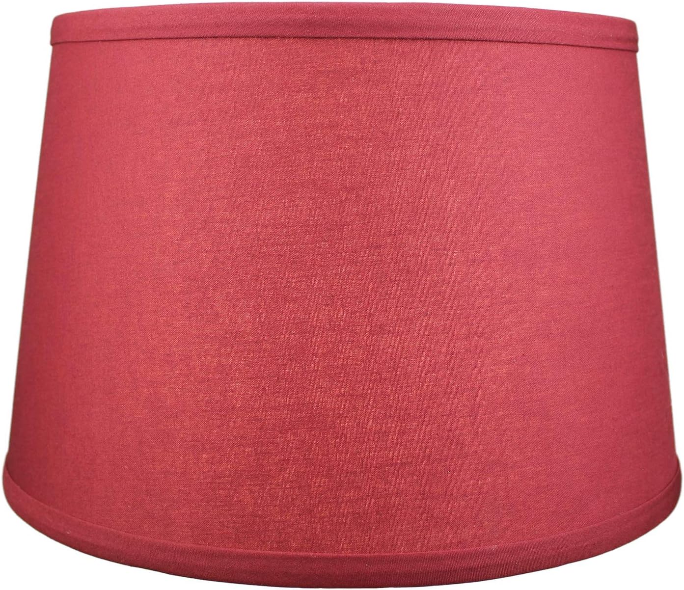 FenchelShades.com Set of 2 Lampshades 10' Top Diameter x 12' Bottom Diameter x 8' Slant Height with Washer (Spider) Attachment. Attaches to Lamps with an existing Harp (not included) (Linen Brick)