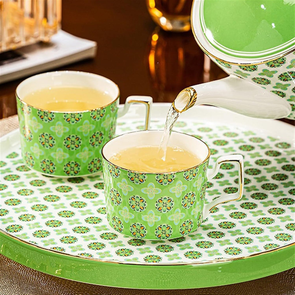 Beverage Serveware Modern teapot afternoon tea coffee pot kettle household teapot cup with tea tray essential tea set for home Water Carafe
