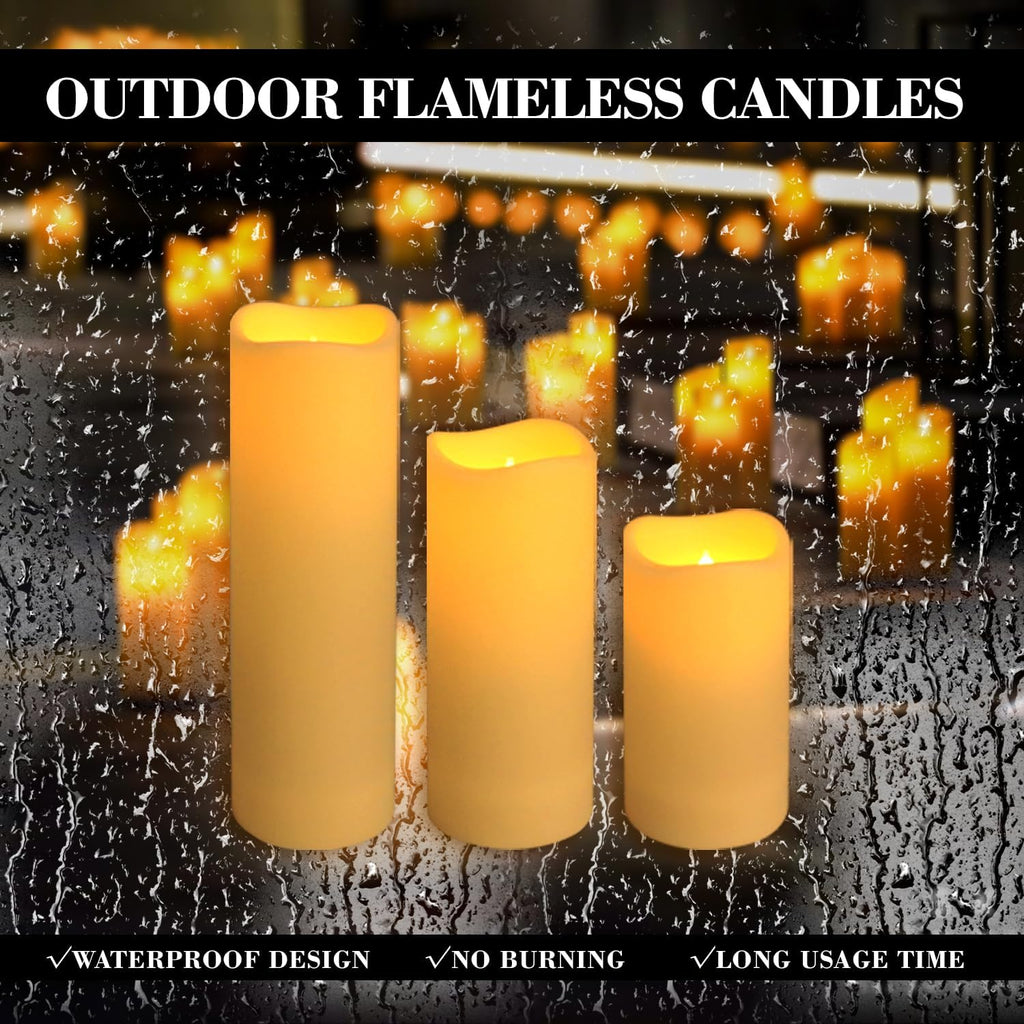 72-Pack LED Flameless Candles with Remote Control - Perfect for Home, Parties, and Special Occasions - Create a Magical Ambiance Effortlessly(Three Sizes)