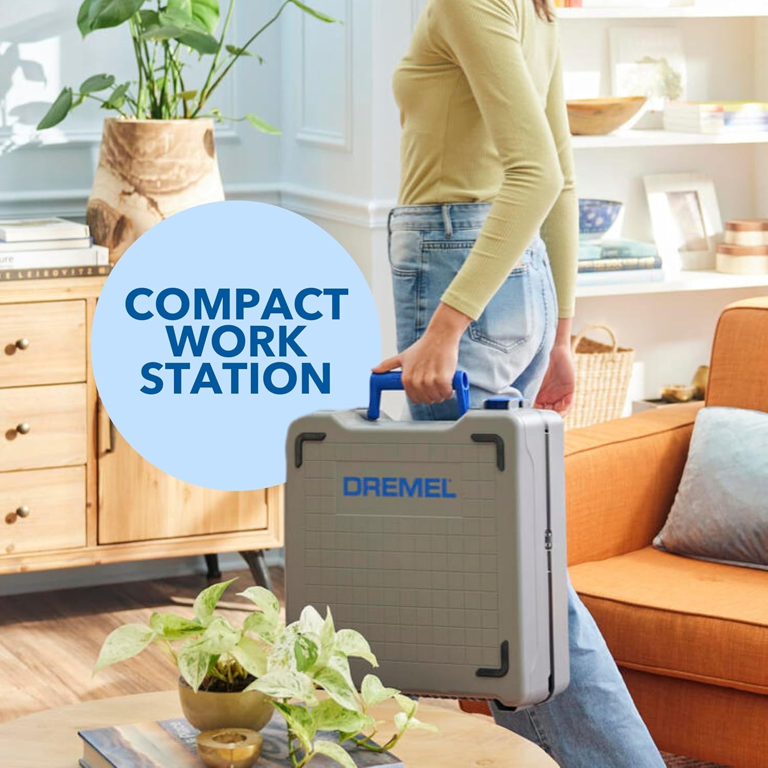 Dremel Blueprint 12V Bundle - Portable Saw Station with Brushless Compact Circular and Multi-Purpose Cutting Case + Brushless Project Multi-Tool with Integrated Application Selector