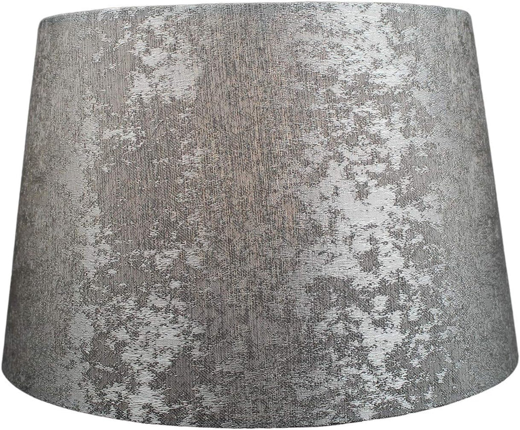 FenchelShades.com Set of 2 Lampshades 10' Top Diameter x 12' Bottom Diameter x 8' Slant Height with Washer (Spider) Attachment. Attaches to Lamps with an existing Harp (not included) (Sterling)
