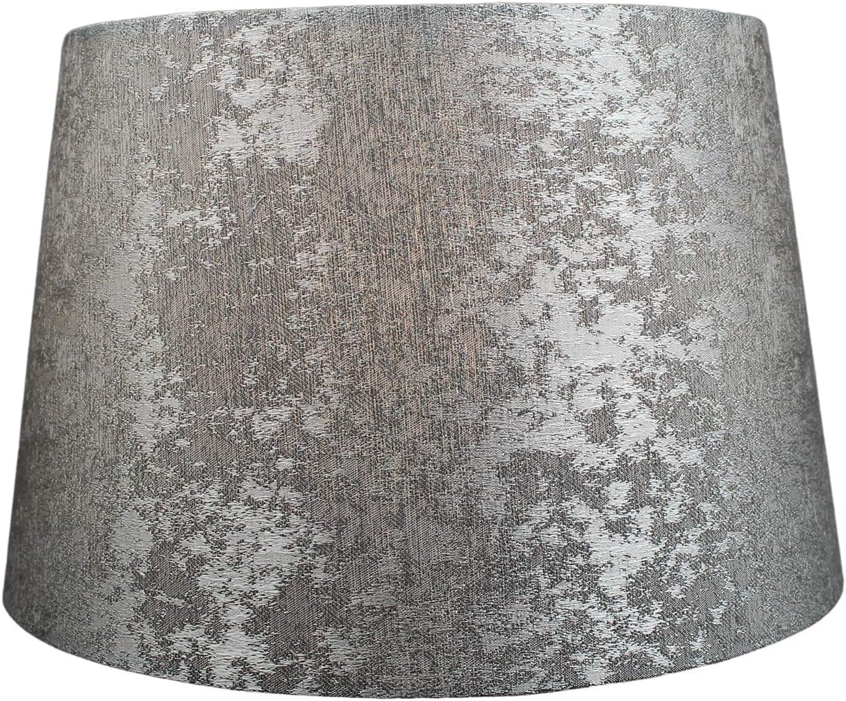 FenchelShades.com Set of 2 Lampshades 10' Top Diameter x 12' Bottom Diameter x 8' Slant Height with Washer (Spider) Attachment. Attaches to Lamps with an existing Harp (not included) (Sterling)