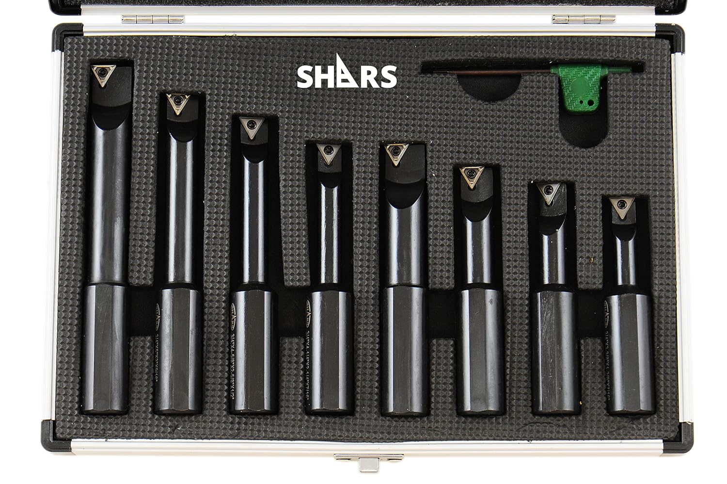 Shars 3/4' 90° Indexable Boring Bar Set (8 PCS) 404-7188 S]