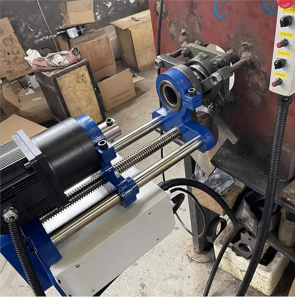 TECHTONGDA Line Boring Machine, 110V Portable Hole Drilling Connecting Rod Boring Machine, Processing Hole Diameter 1.4'-3.15', 1.18' x 63' Bore Bar