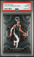 Graded 2023 Panini Mosaic Victor Wembanyama #238 Rookie RC Basketball Card PSA 10 Gem Mint