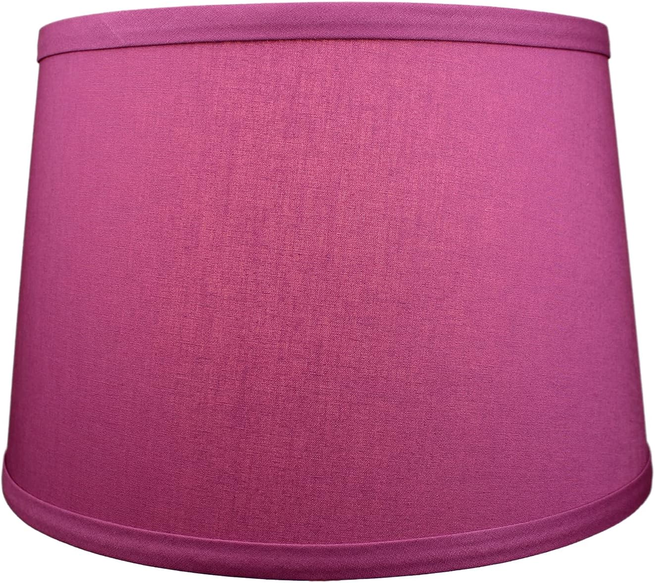 FenchelShades.com Set of 2 Lampshades 10' Top Diameter x 12' Bottom Diameter x 8' Slant Height with Washer (Spider) Attachment. Attaches to Lamps with an existing Harp (not included) (Linen Plum)