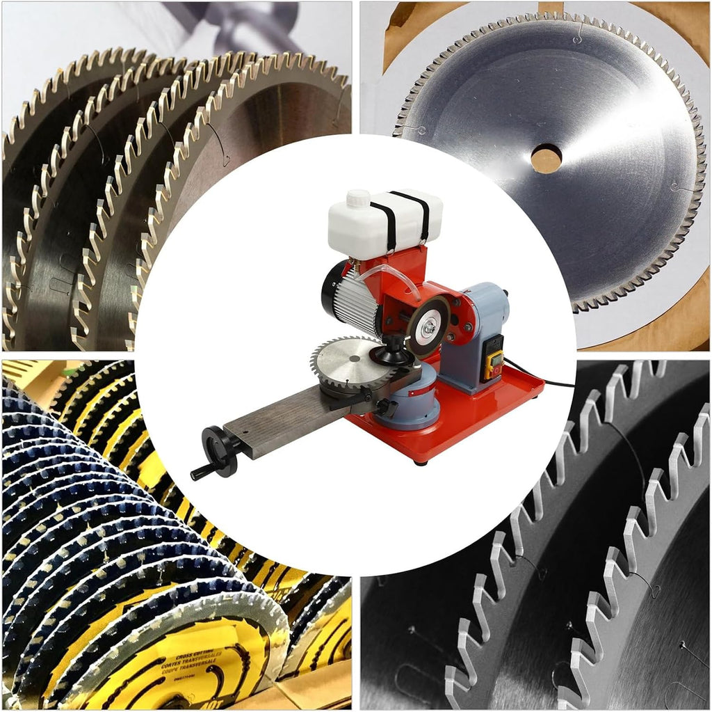 Electric Circular Saw Blade Sharpener, Chain Saw Sharpener Tool, Circular Saw Blade Sharpener, Multi Tool Blade Sharpener, W/Water Injection, Adjustable Angle, 2580 Rpm, For Cutting Wood, Plastic,550W