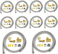 (10 Kit) Efield Dishwasher Installation Kit, 6 FT Stainless Steel Supply Hose, 3/8' X 3/8' Compression Adapter, 3-Wire 6' Power Cord with Tap,(HOSE149-10PCS)