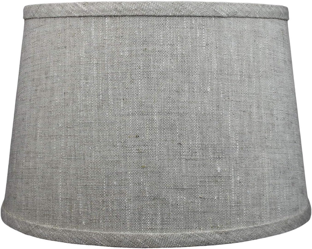 FenchelShades.com Set of 2 Lampshades 10' Top Diameter x 12' Bottom Diameter x 8' Slant Height with Washer (Spider) Attachment. Attaches to Lamps with an existing Harp (not included) (Oatmeal)