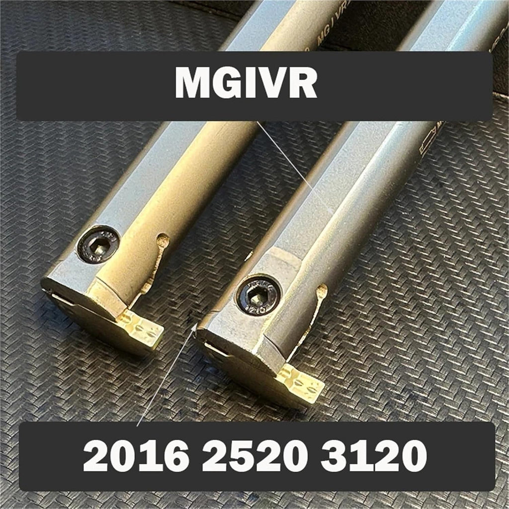 Grooving Turning tool Grooving Tool MGIVR2016/2520/3125 MGMN Carbide Inserts Internal Turning Tool Lathe Bar(10pcs MGMN500)
