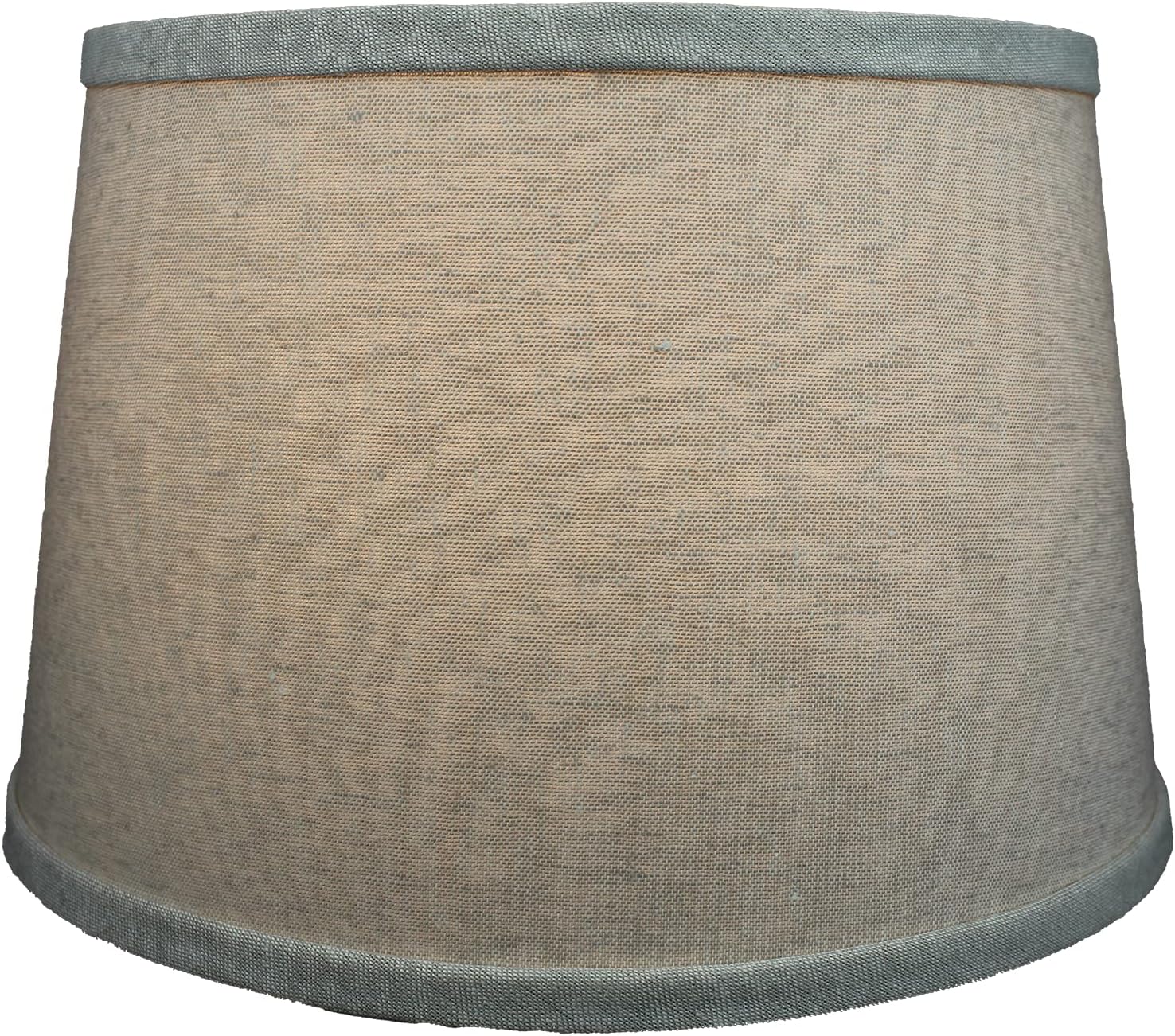 FenchelShades.com Set of 2 Lampshades 10' Top Diameter x 12' Bottom Diameter x 8' Slant Height with Washer (Spider) Attachment. Attaches to Lamps with an existing Harp (not included) (Couture Sand)