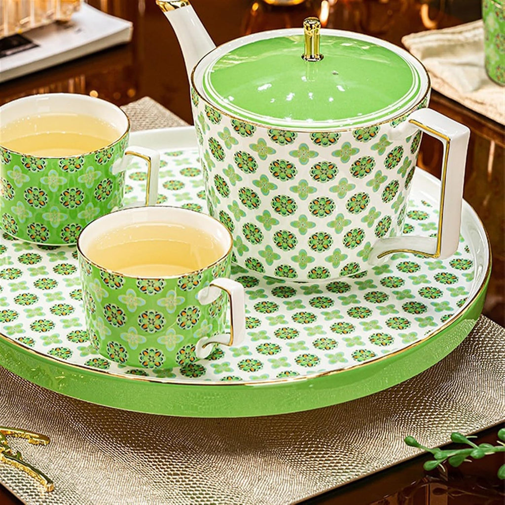 Beverage Serveware Modern teapot afternoon tea coffee pot kettle household teapot cup with tea tray essential tea set for home Water Carafe