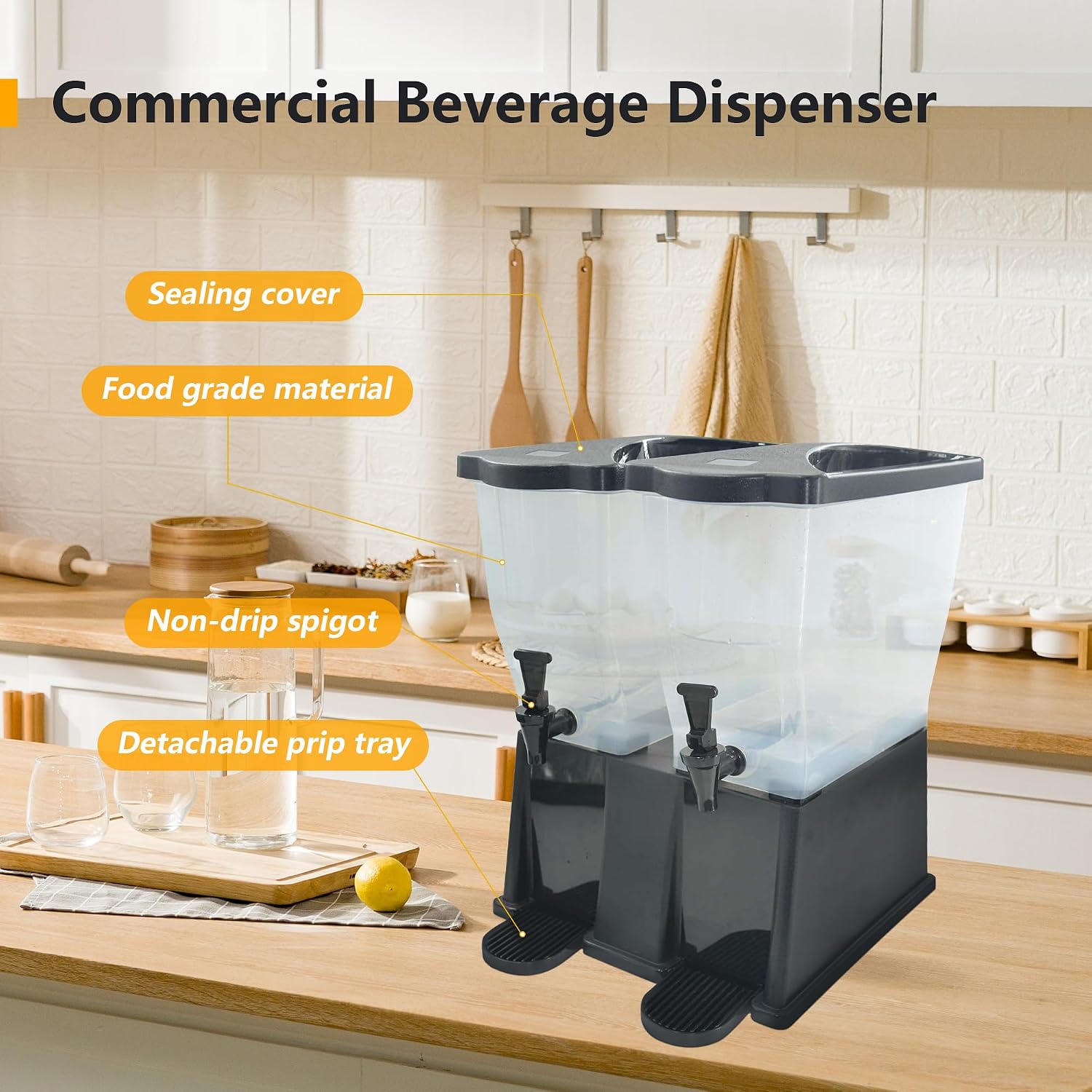 Juicer Dispenser for Home and Kitchen,7 Gallon Iced Beverage Dispenser,Drink Dispenser For Parties