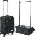 BRÜUN Dance Bag with Garment Rack – Dance Competition Carry-On Black Rolling Trolley Carrier with 360° Spinner Wheels for Travel Luggage Closet Suitcase – Designed for Men, Women