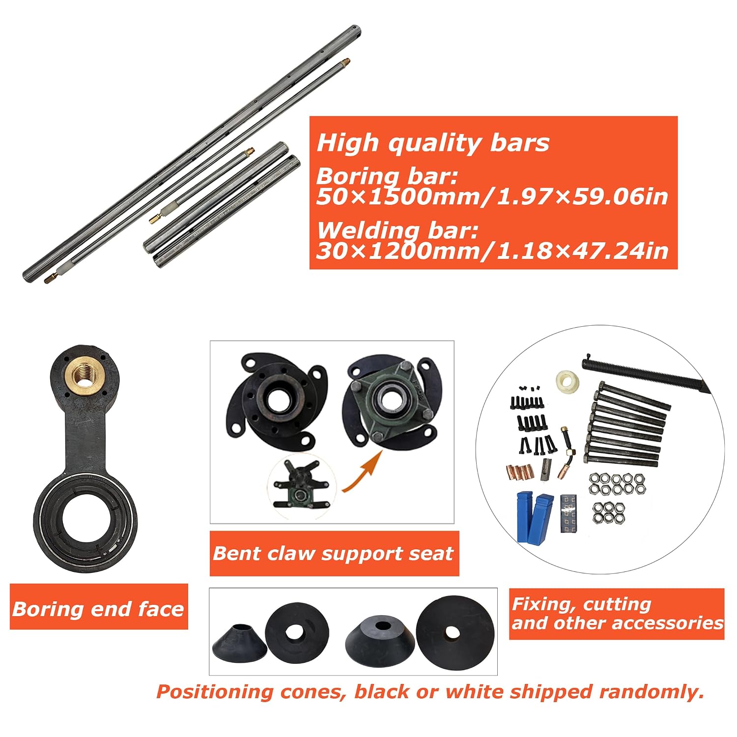 INTSUPERMAI Portable Line Boring and Welding Machine Bore Welder 110V Hole Drilling Connecting Rod Boring Machine European Connector NO Welder for Excavators Cranes Loaders