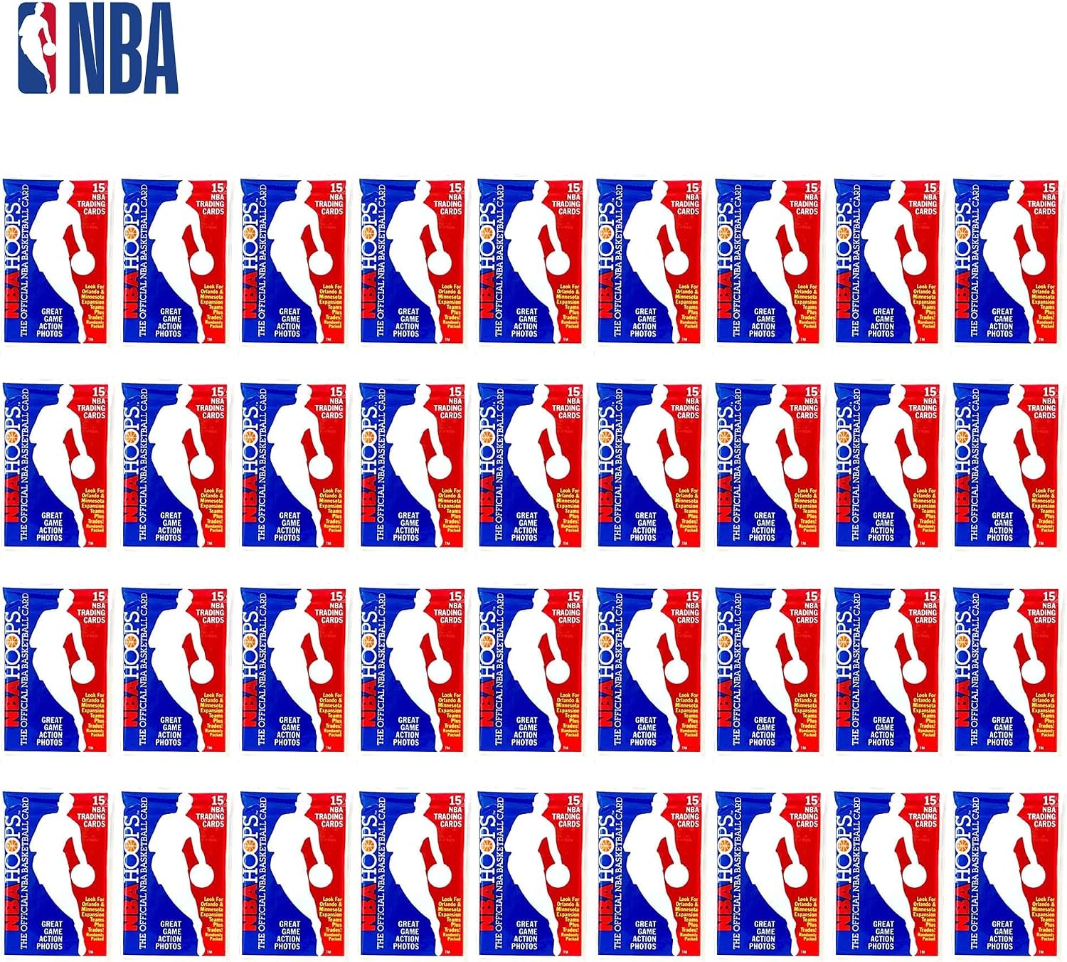 1989 NBA Hoops Basketball Cards Official