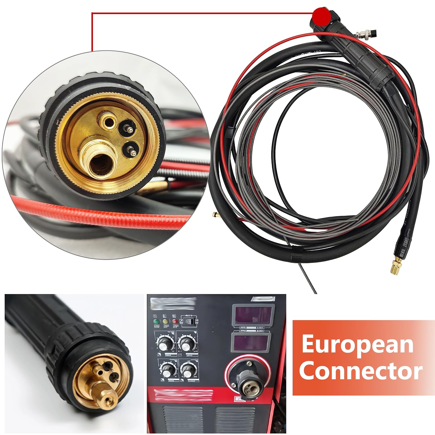 INTSUPERMAI Portable Line Boring and Welding Machine Bore Welder 110V Hole Drilling Connecting Rod Boring Machine European Connector NO Welder for Excavators Cranes Loaders