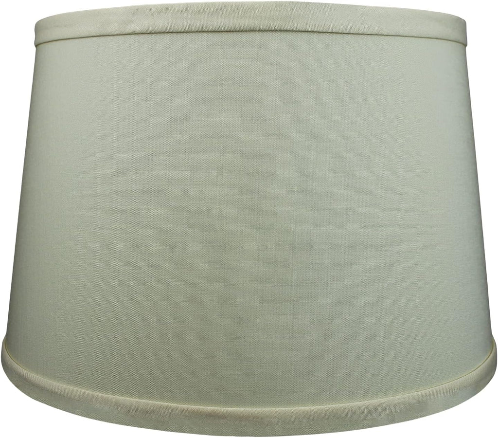 FenchelShades.com Set of 2 Lampshades 10' Top Diameter x 12' Bottom Diameter x 8' Slant Height with Washer (Spider) Attachment. Attaches to Lamps with an existing Harp (not included) (Linen Champagne)