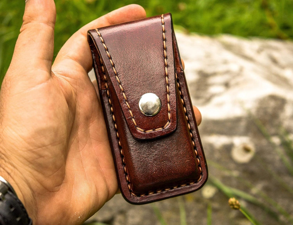 Unicarry leather case for Leatherman Wave, leather pocket multitool sheath, every day carry, EDC, leather knife holster