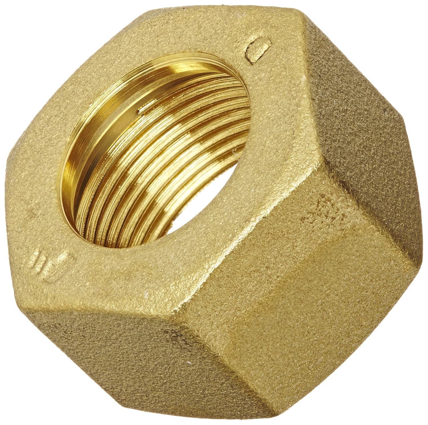 Legris 0110 10 00 Brass Compression Tube Fitting, Nut, For 10 mm Tube OD x M16x1.5 Thread, 19 mm Hex Siz, 15 mm Length