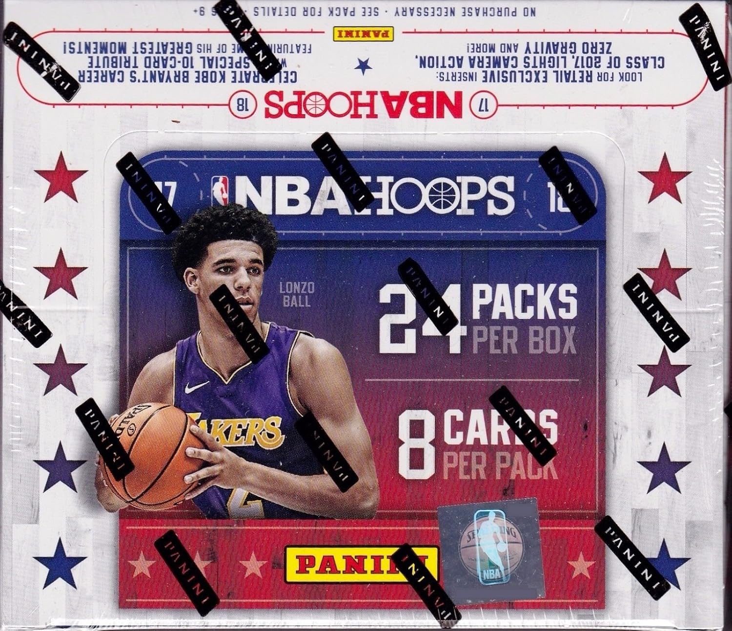 2017 2018 HOOPS NBA Basketball Retail Series HUGE Unopened Box of Packs Containing 192 cards including One Autographed Card and Retail EXCLUSIVE Inserts
