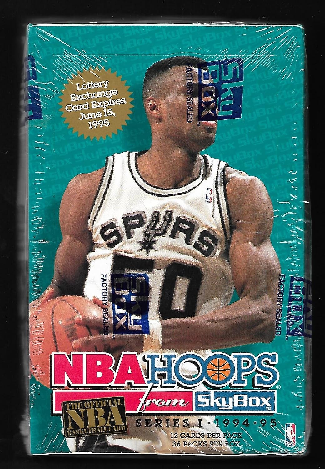 1994-95 HOOPS BASKETBALL SERIES ONE FACTORY SEALED 36 PACK BOX (70 HALL OF FAMERS)