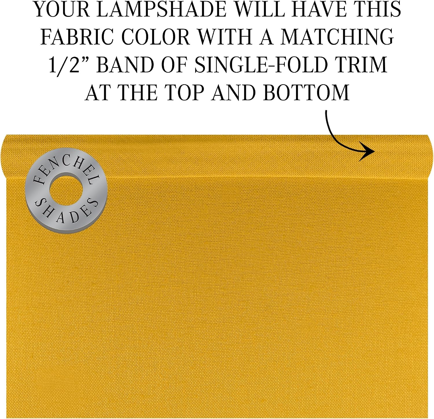 FenchelShades.com Set of 2 Lampshades 10' Top Diameter x 12' Bottom Diameter x 8' Slant Height with Washer (Spider) Attachment. (Linen Yellow Spice)