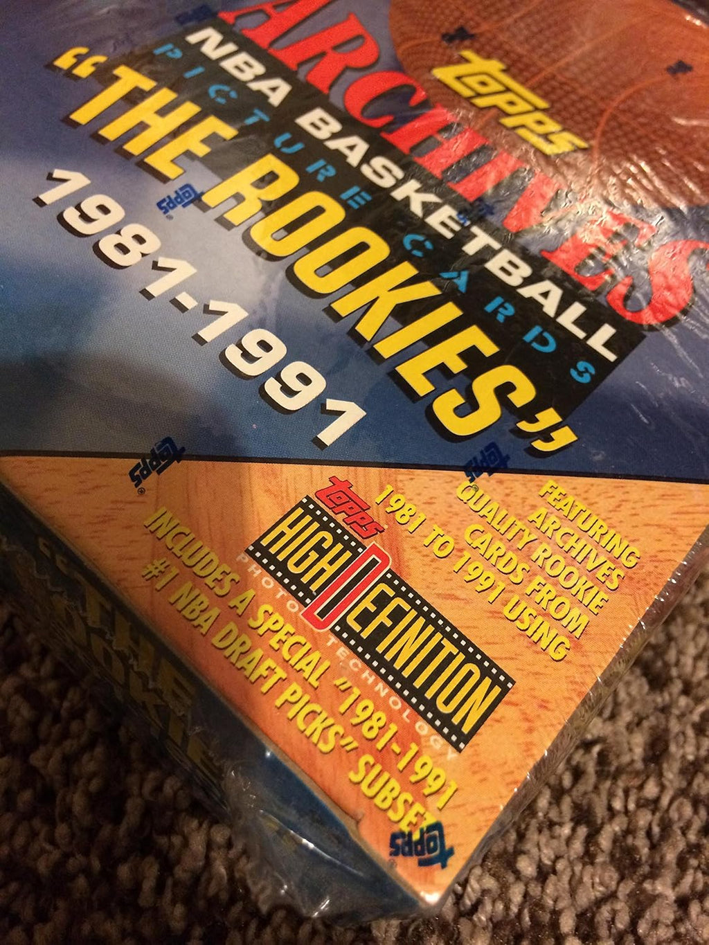 1993 Topps Archives Basketball The Rookies 1981-1991 Box of Card Packs