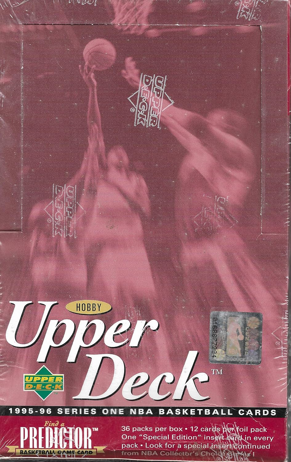 1995-96 Upper Deck Basketball cards Hobby Box Series 1-36 packs Sealed
